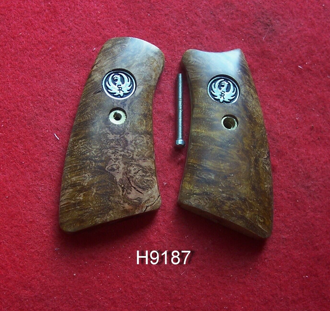 Unfinished Maple Ruger GP100 Grip Inserts 